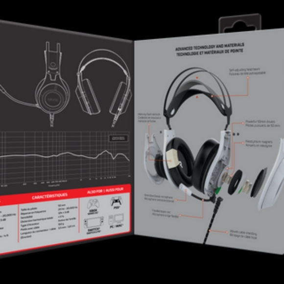 NEW Bionik Sirex Nintendo Switch OLED Immersive Over-ear Gaming Headset - Picture 2 of 15